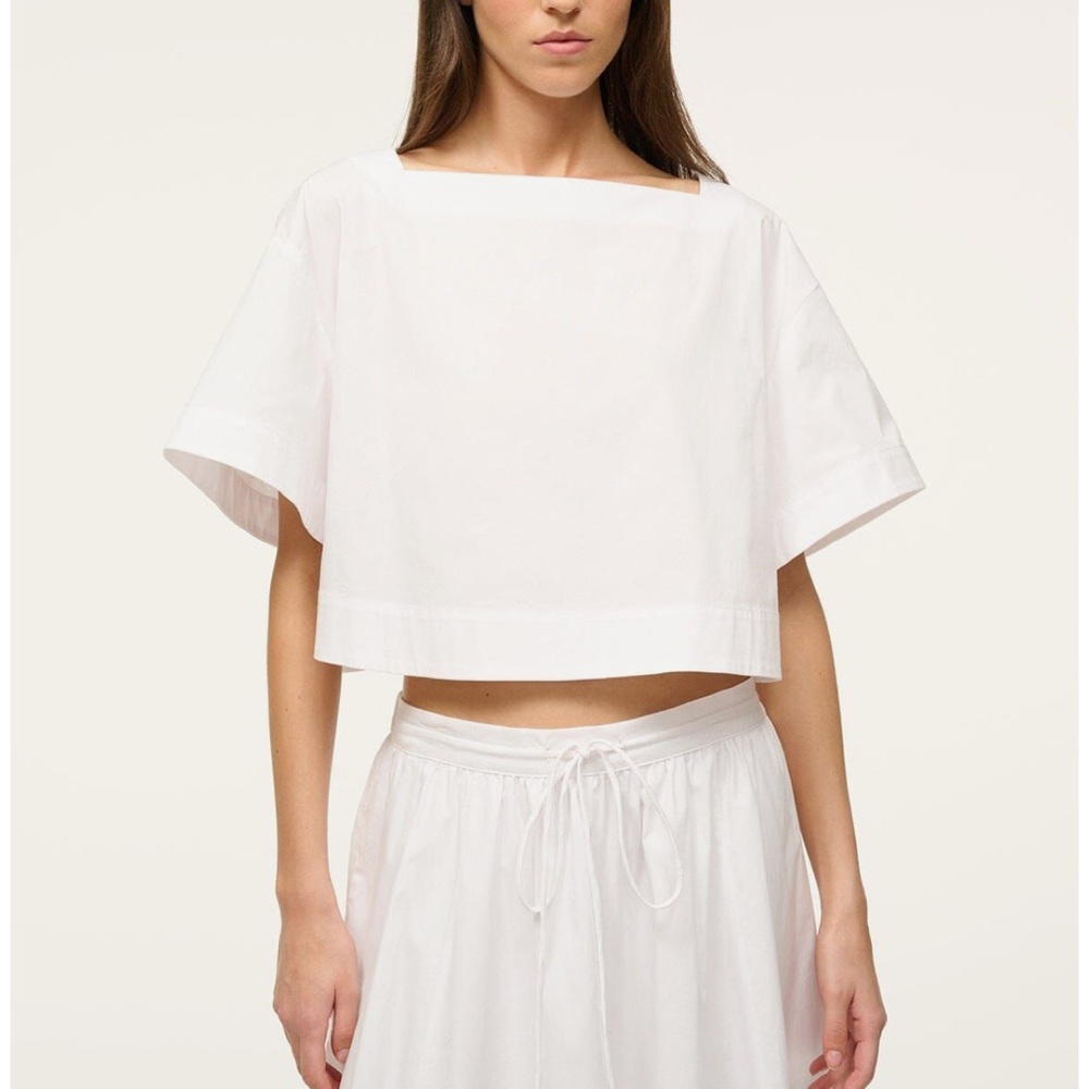 NWT STAUD White Daisy Top